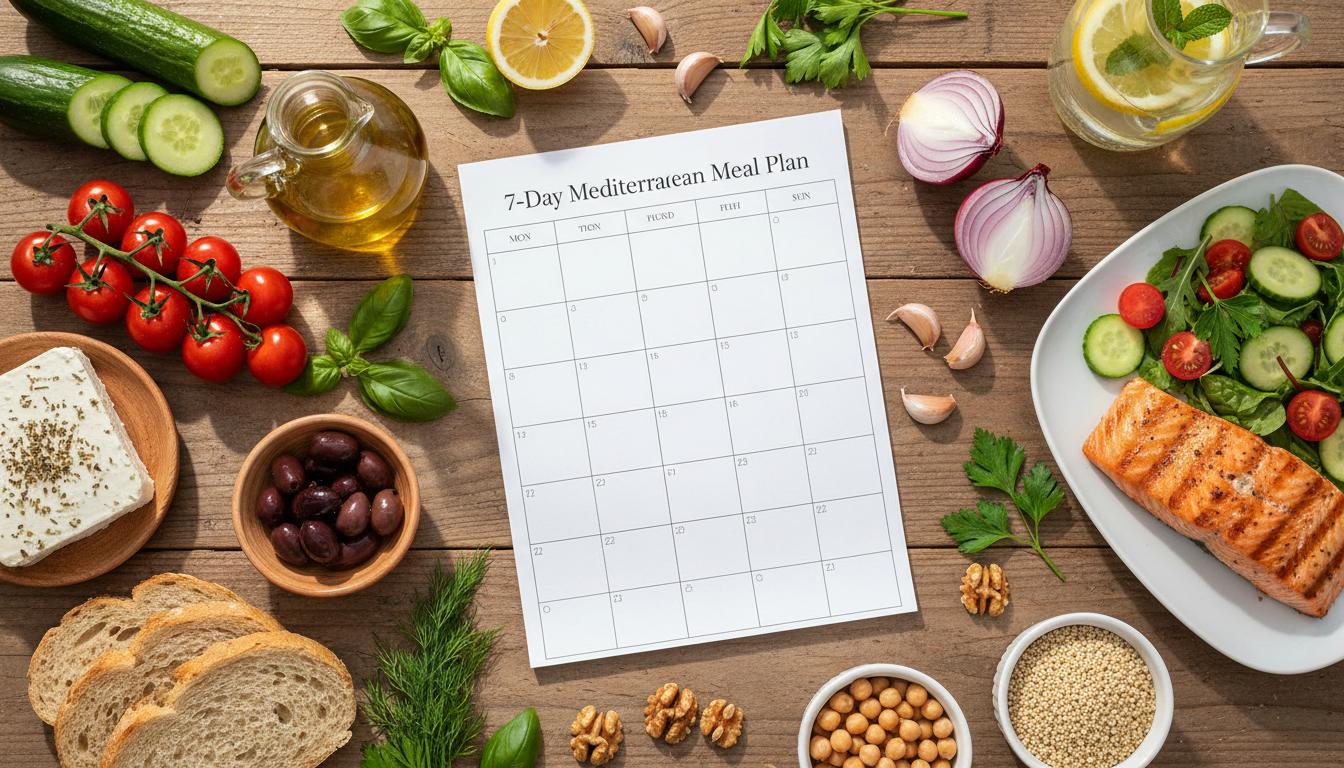 Mediterranean Diet Meal Planning Guide: 7-Day Plan for Beginners