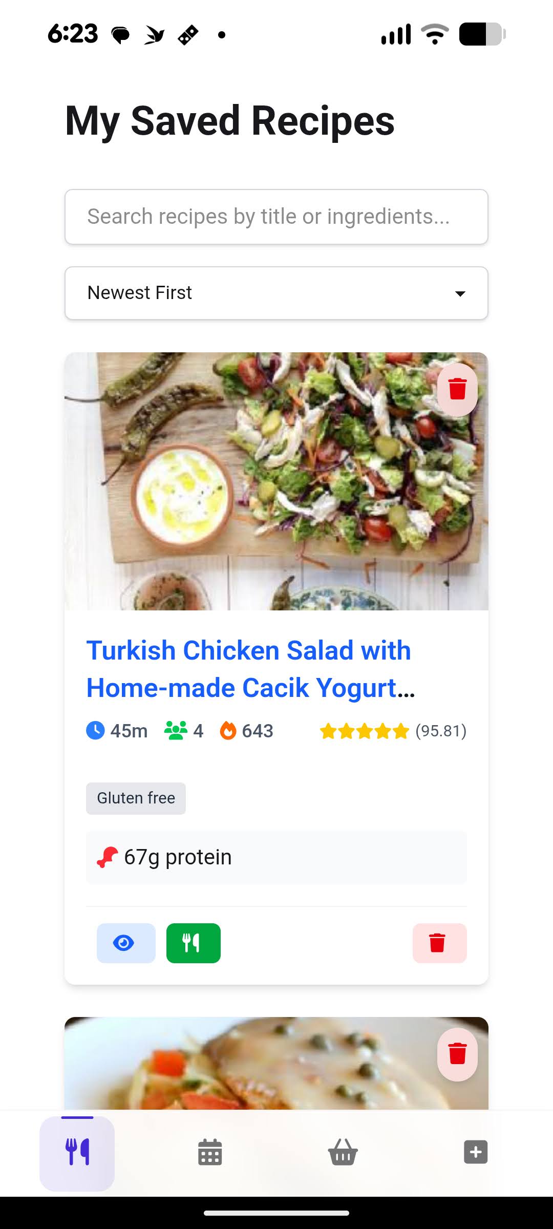 All your recipes in one place. Finally.